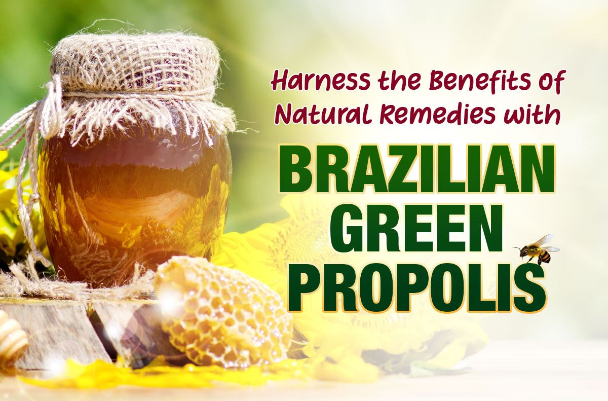 Harness the Benefits of Natural Remedies with Brazilian Green Propolis
